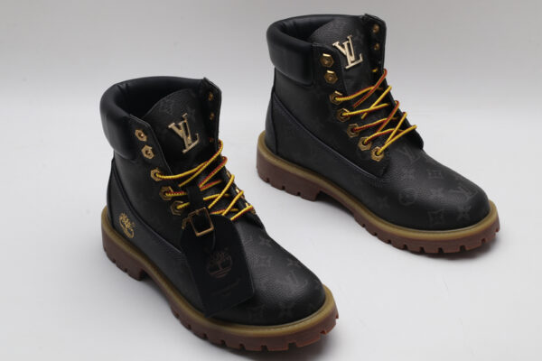 Timberland x Louis Vuitton Collaborative Waterproof Boots - Olive Green - Image 5