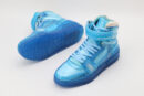 Translucent Azure High-Top Sneakers