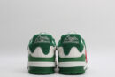 VerdantStride Green & White Fashion Sneakers