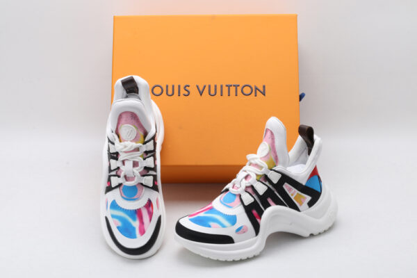 Vibrant Graphic Chunky Athletic Sneakers - Image 6