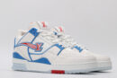 Iconic White, Blue & Red Low-Top Sneakers