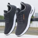 Black and White Lightweight Casual Footwear