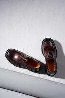 Men's Formal Burnished Brown Chunky Derby