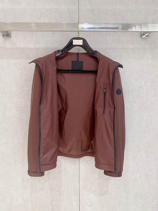 Moncler Vanoise Hooded Windbreaker – Burnt Orange/Brown - Image 3