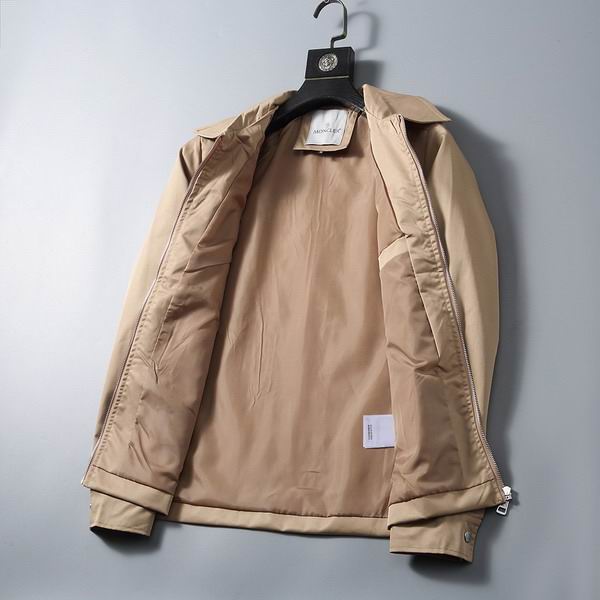 Moncler Style Zip-Up Harringon Jacket – Beige - Image 3