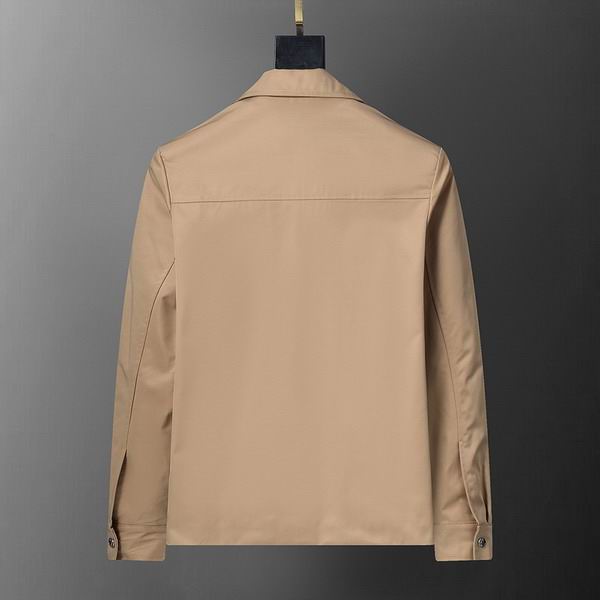 Moncler Style Zip-Up Harringon Jacket – Beige - Image 4