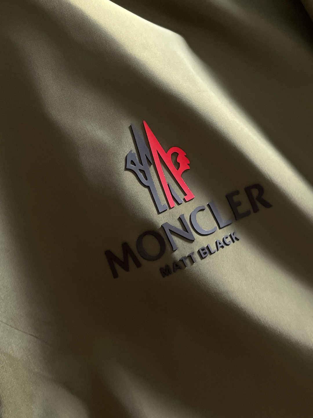 Moncler Tactical Olive Hooded Windbreaker - Image 2